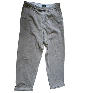 J. Crew Men's Relaxed-fit pleated 11-wale Corduroy Pants Size 31 x 32
